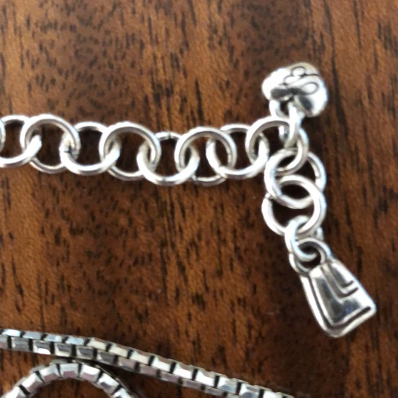 Brighton NEXUS DOUBLE SQUARE retired pendant necklace - Picture 9 of 9